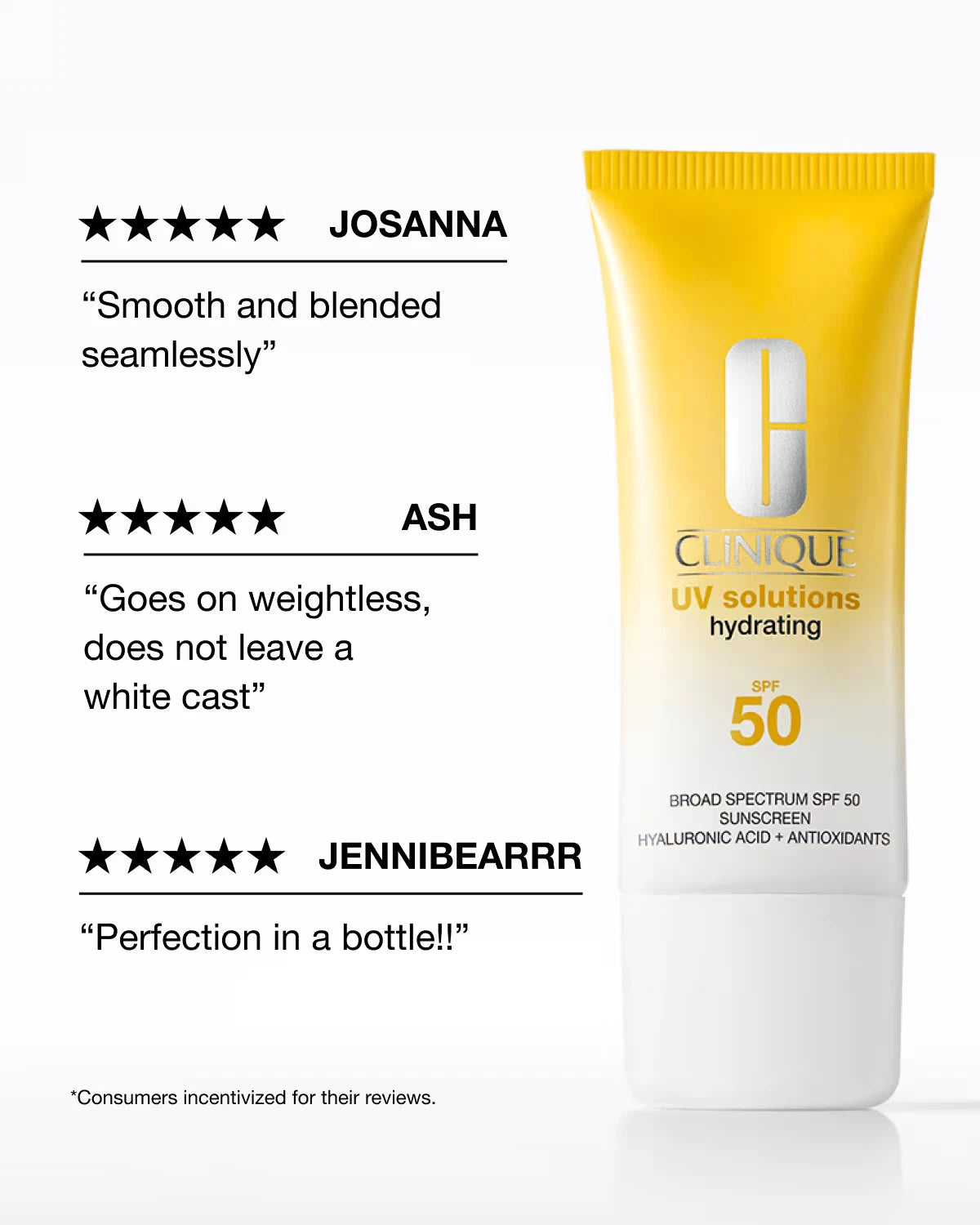 UV Solutions Hydrating Sunscreen Broad Spectrum SPF 50/PA++++ - US 0598