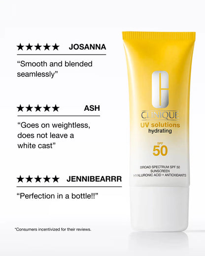 UV Solutions Hydrating Sunscreen Broad Spectrum SPF 50/PA++++ - US 0598