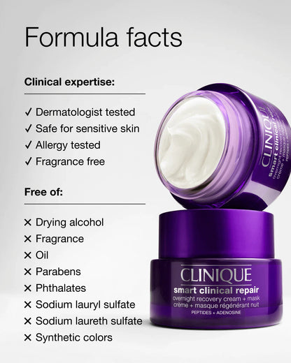 Clinique Smart Clinical Repair™ Overnight Recovery Cream + Mask - US 3270