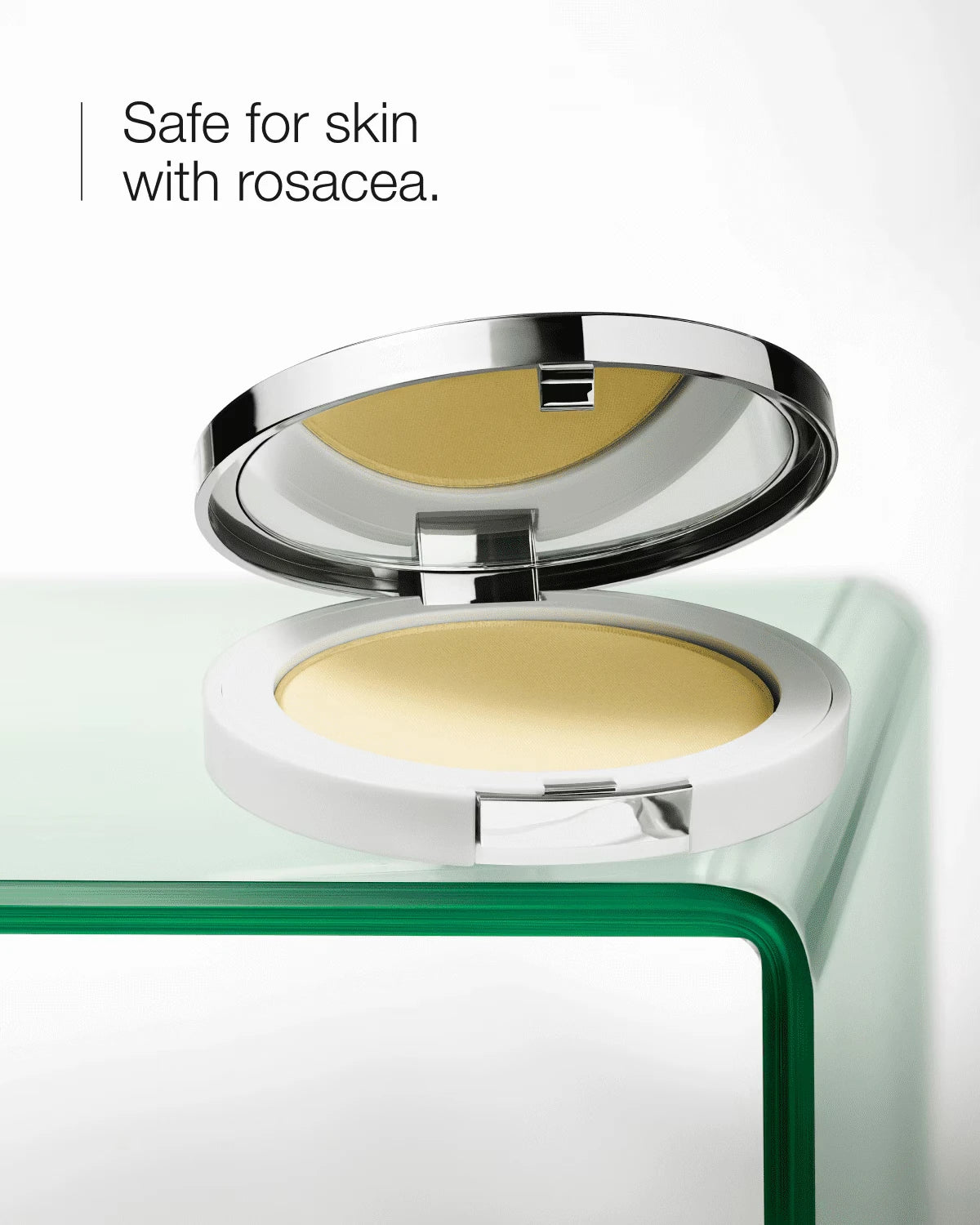 Redness Solutions Instant Relief Mineral Pressed Powder With Probiotic Technology - US 9765